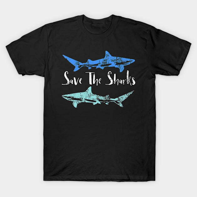 Save The Sharks T-Shirt by Lin Watchorn 